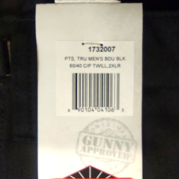 TRU-SPEC MENS BDU BLACK PANTS 1732007 - 2XL Regular - Picture 7 of 7